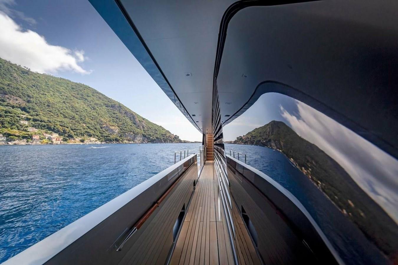 a boat on the water aboard LADY A Yacht for Sale