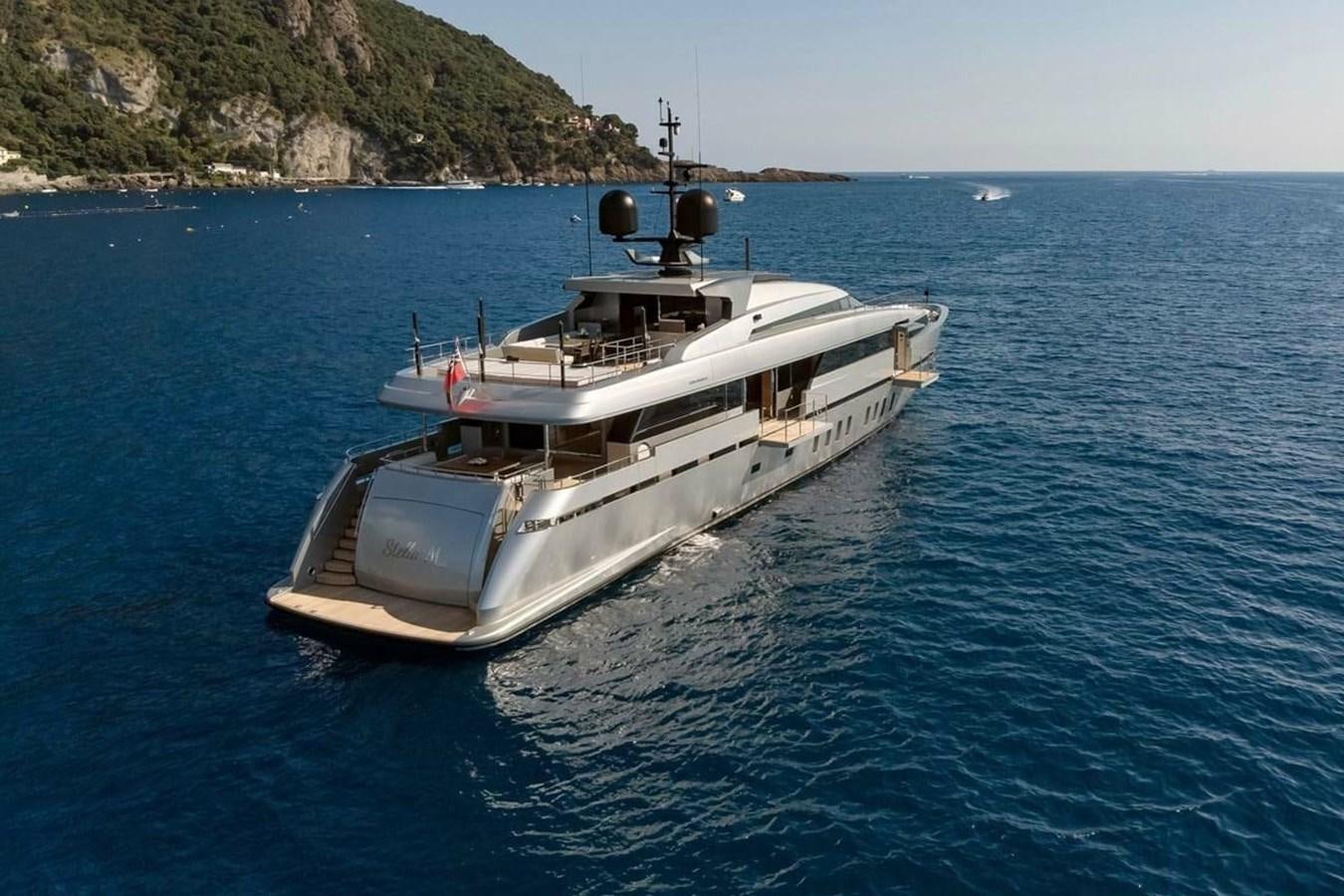 a boat in the water aboard LADY A Yacht for Sale