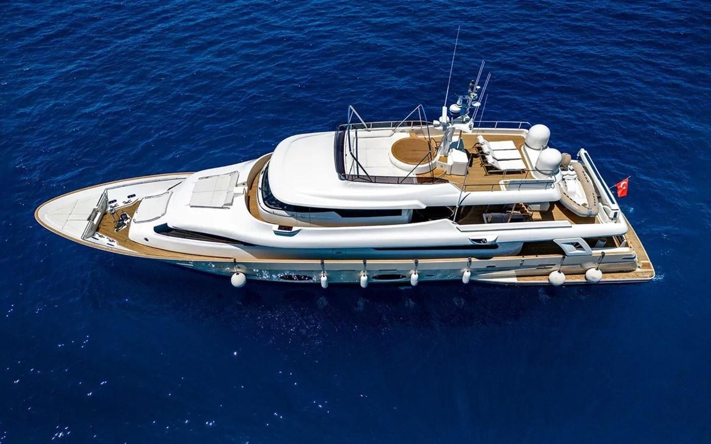 a boat in the water aboard UNICORN Yacht for Sale
