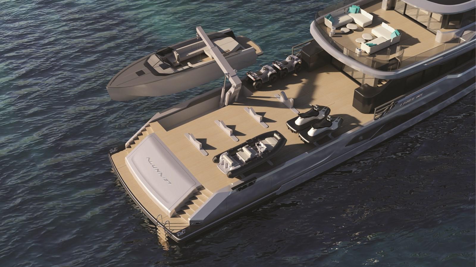 a boat on the water aboard ALUNA 127 Yacht for Sale