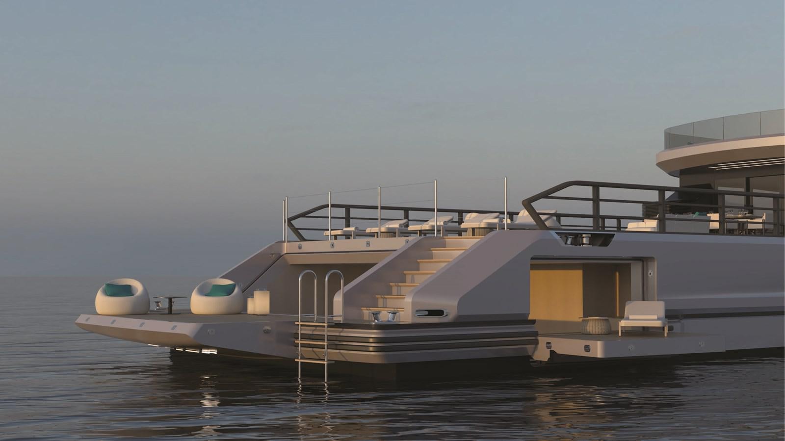 a boat on the water aboard ALUNA 127 Yacht for Sale