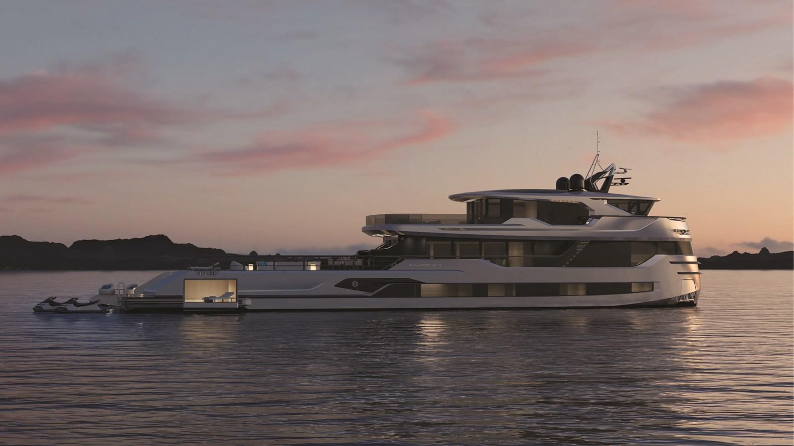 a boat on the water aboard ALUNA 127 Yacht for Sale