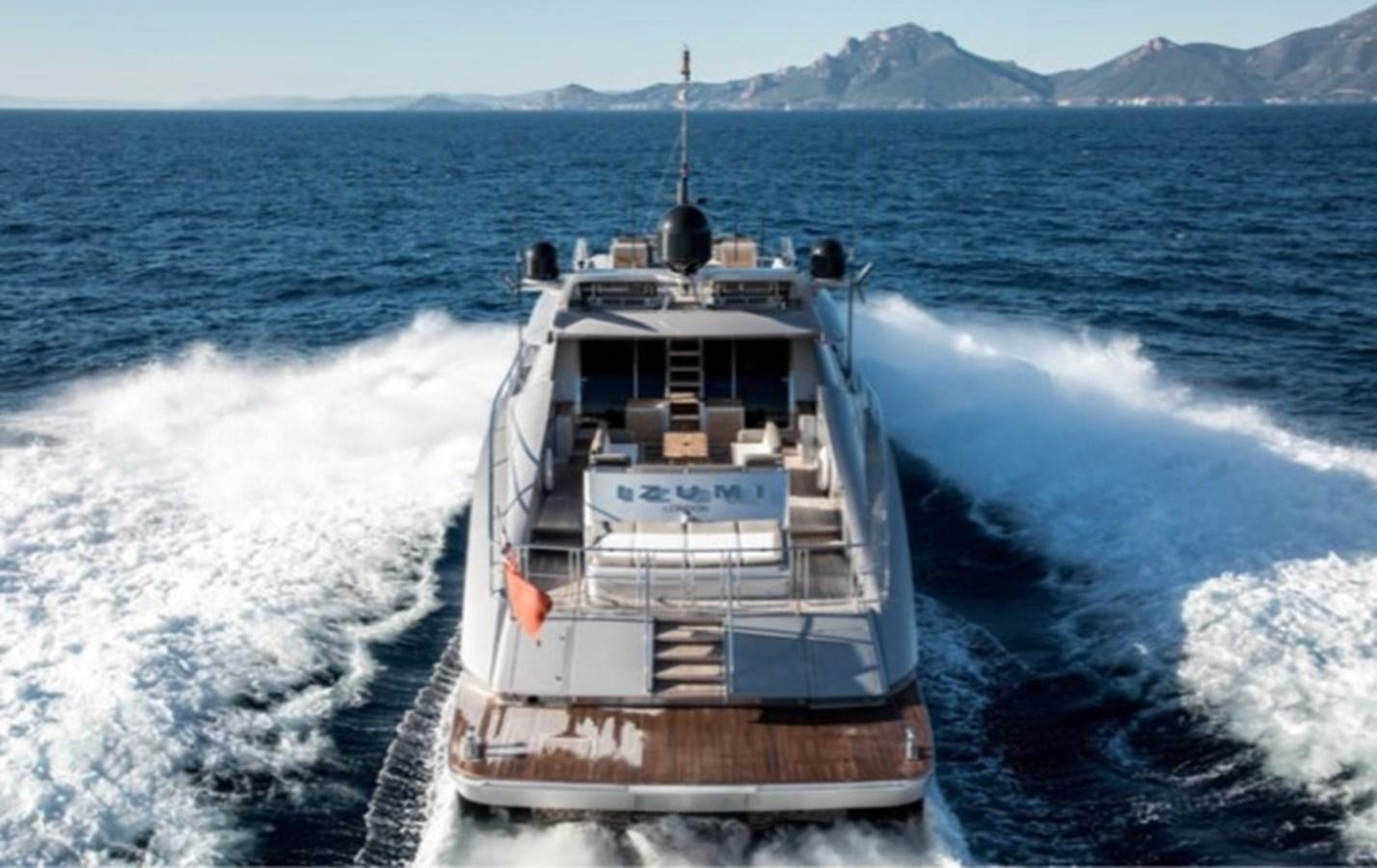 a boat on the water aboard MY IZUMI Yacht for Sale