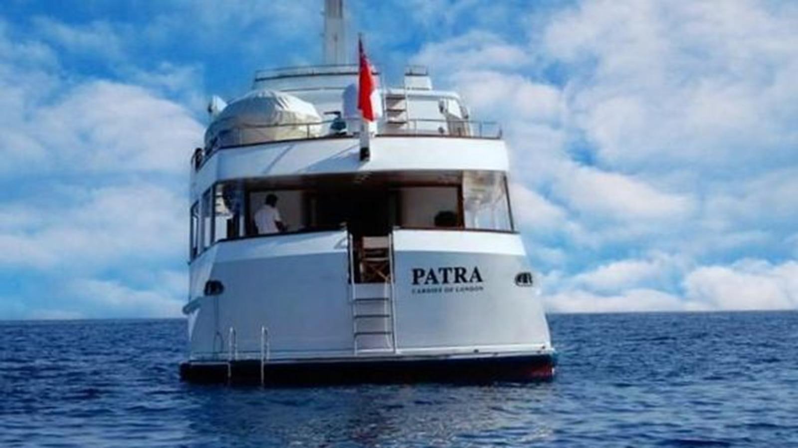 a boat in the water aboard PATRA Yacht for Sale