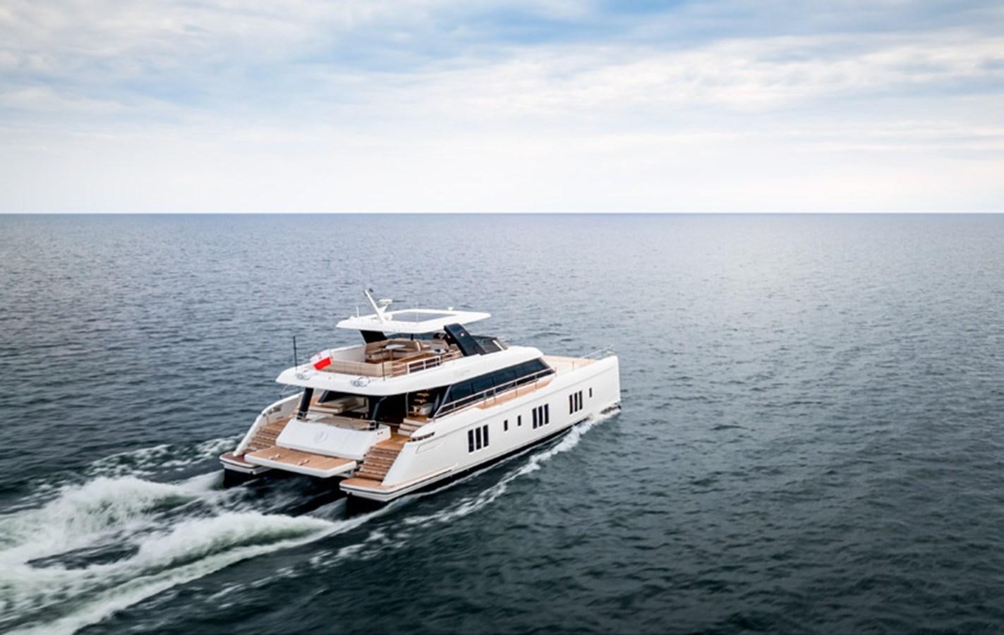 a boat in the water aboard ALMA DIVA Yacht for Sale