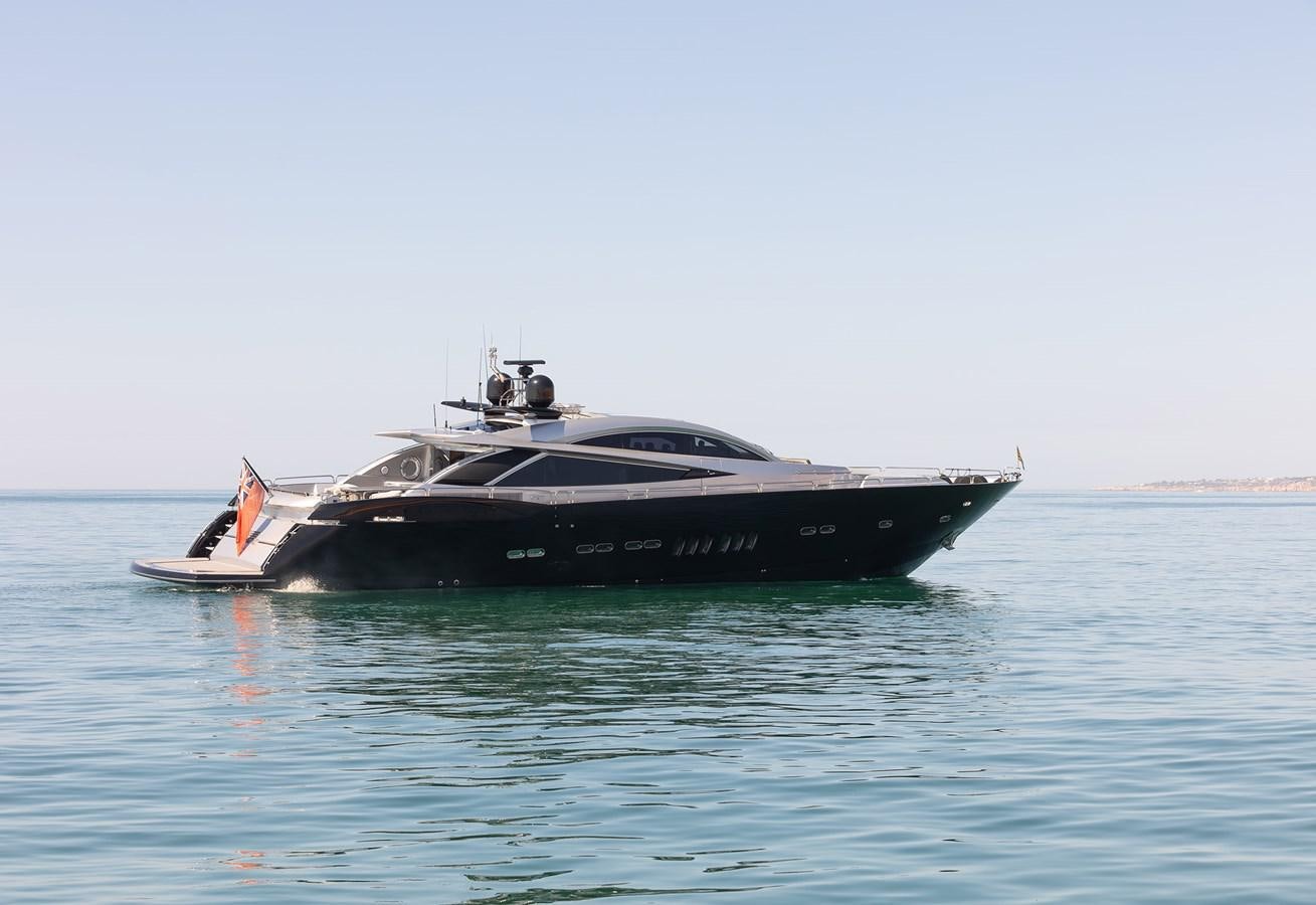 a boat in the water aboard GEE WHIZZ Yacht for Sale