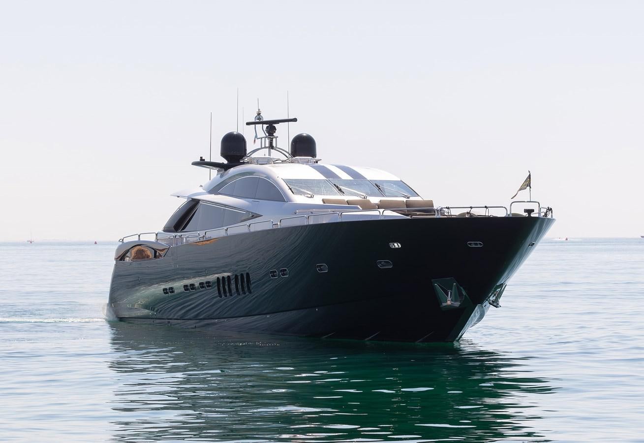 a boat in the water aboard GEE WHIZZ Yacht for Sale