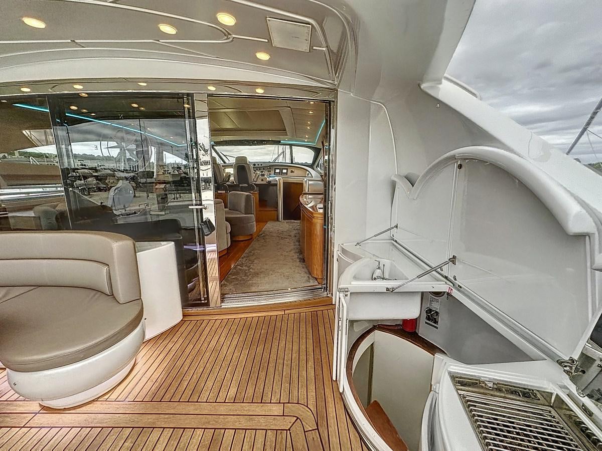 inside of a vehicle aboard NAUTILUS Yacht for Sale