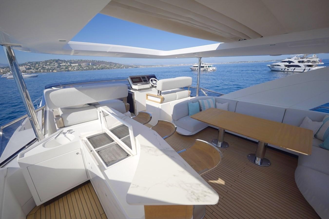 a boat on the water aboard GRANDE 27M Yacht for Sale