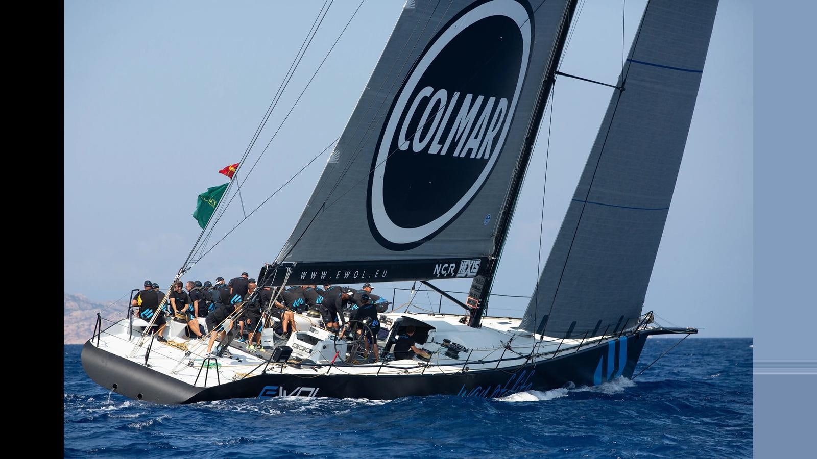 a group of people sailing on a boat aboard SUPER MAXI 86 / WAY OF LIFE Yacht for Sale