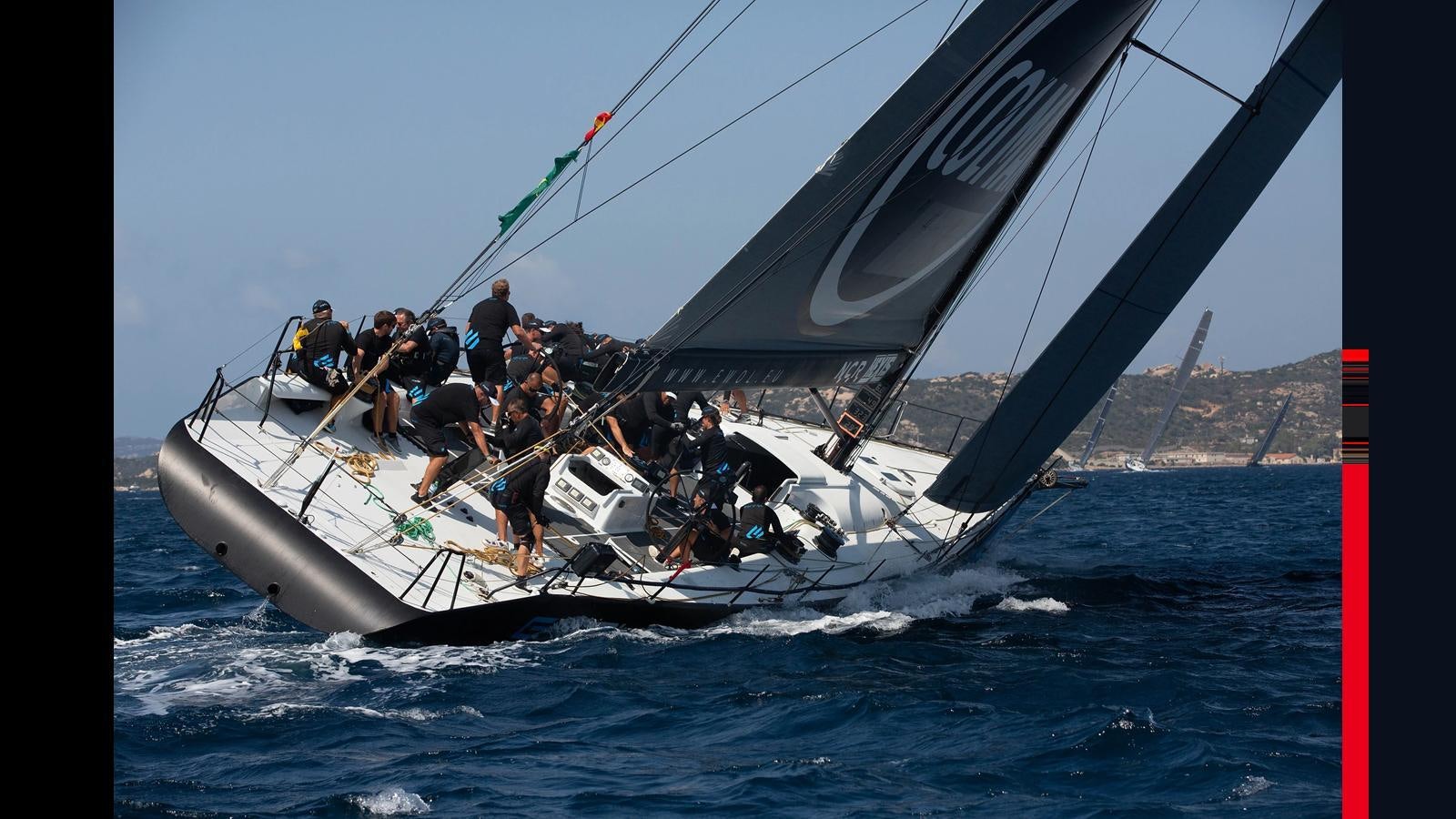 a group of people sailing on a boat aboard SUPER MAXI 86 / WAY OF LIFE Yacht for Sale