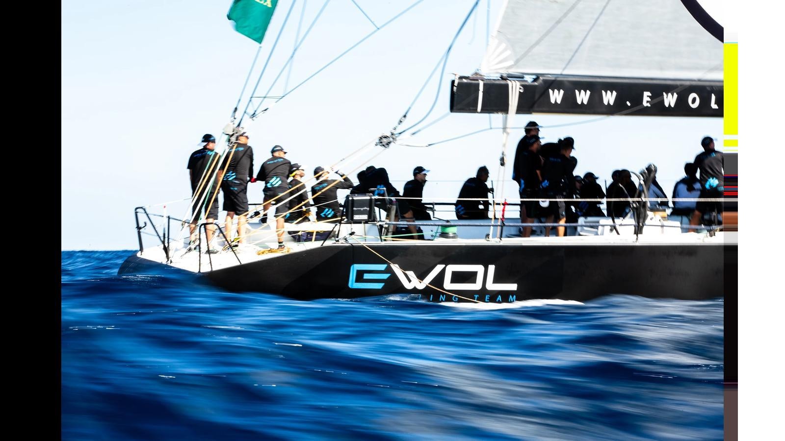 a group of people on a boat aboard SUPER MAXI 86 / WAY OF LIFE Yacht for Sale