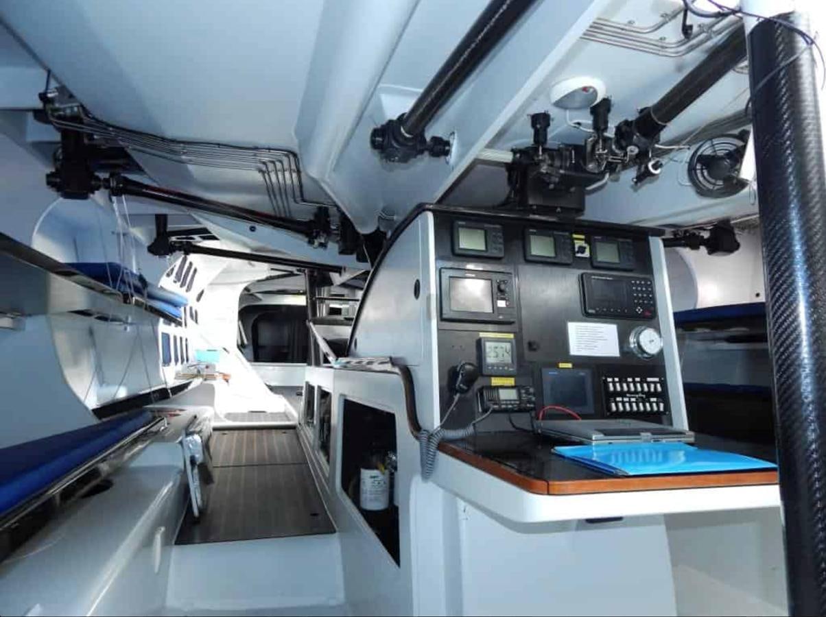 the inside of a space ship aboard SUPER MAXI 86 / WAY OF LIFE Yacht for Sale