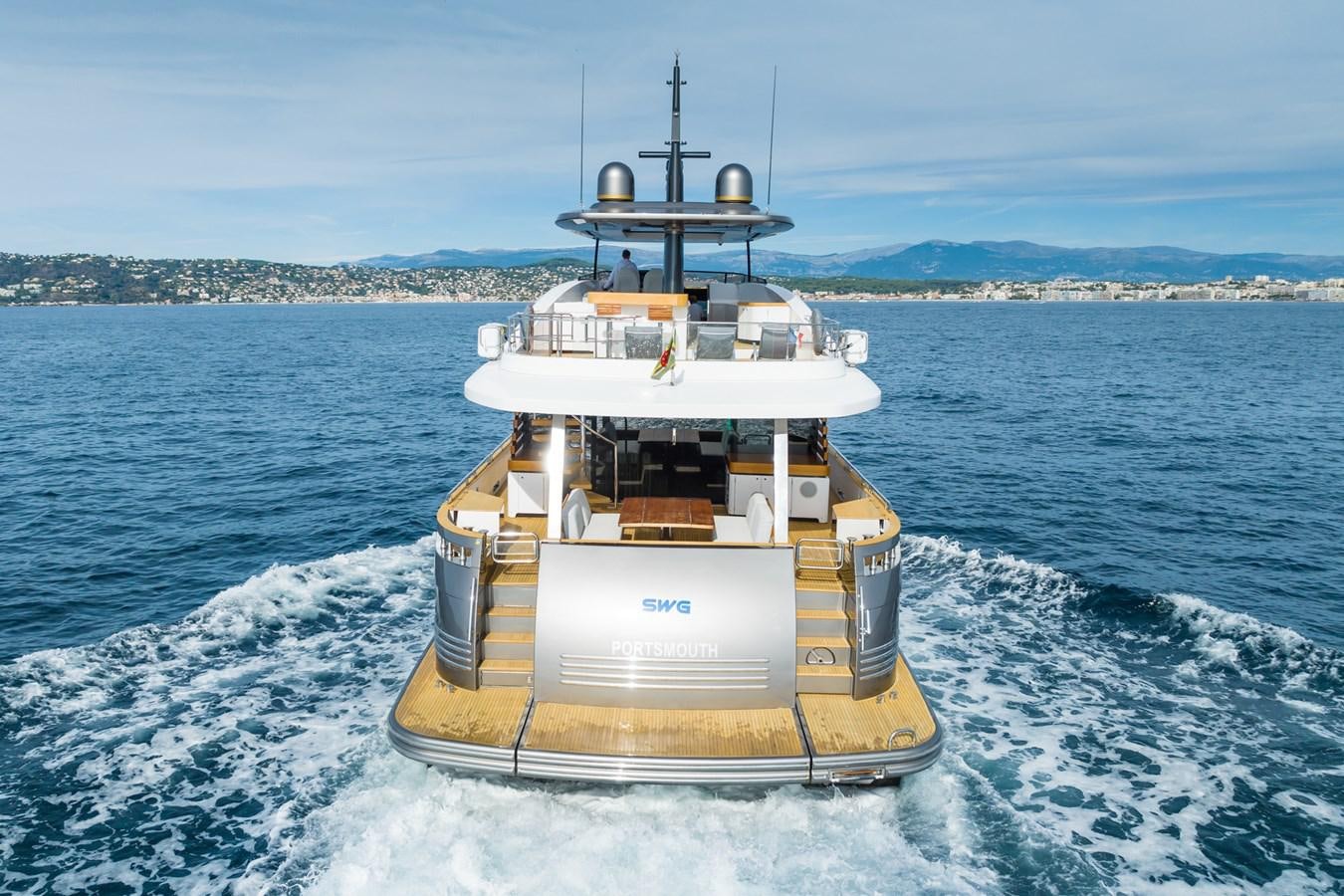 a boat on the water aboard SWG Yacht for Sale