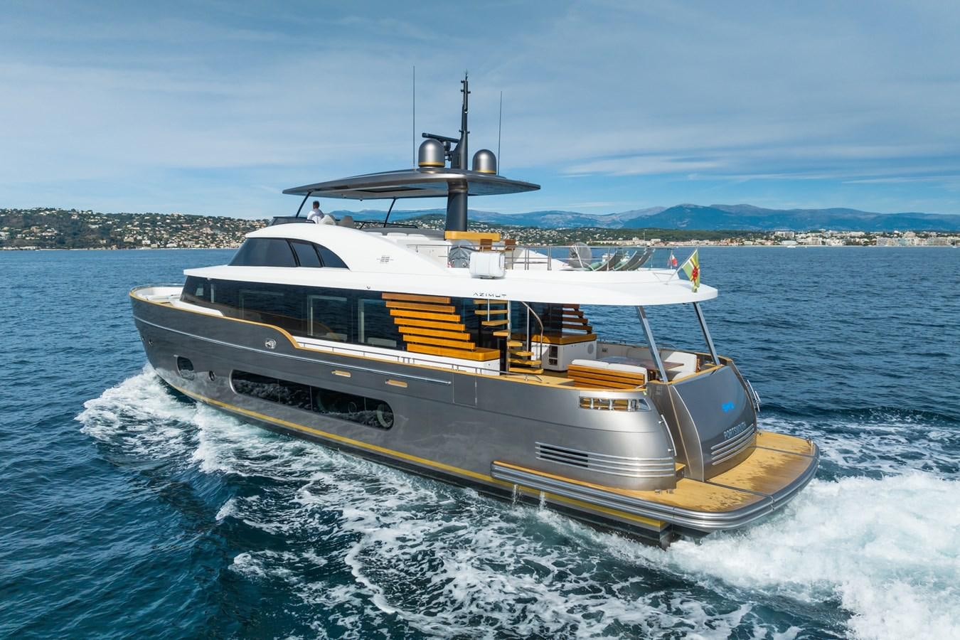 a boat on the water aboard SWG Yacht for Sale