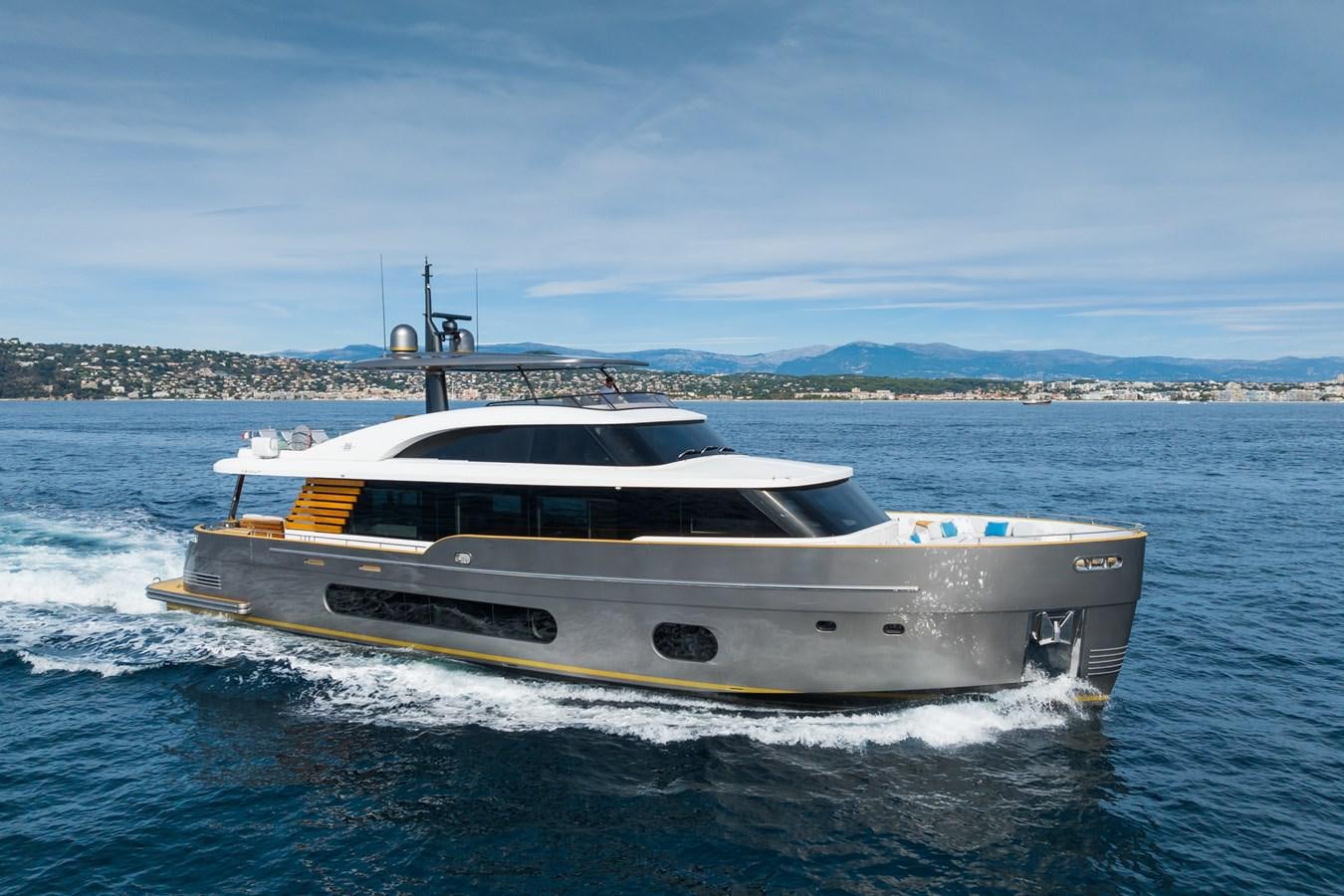 a boat on the water aboard SWG Yacht for Sale