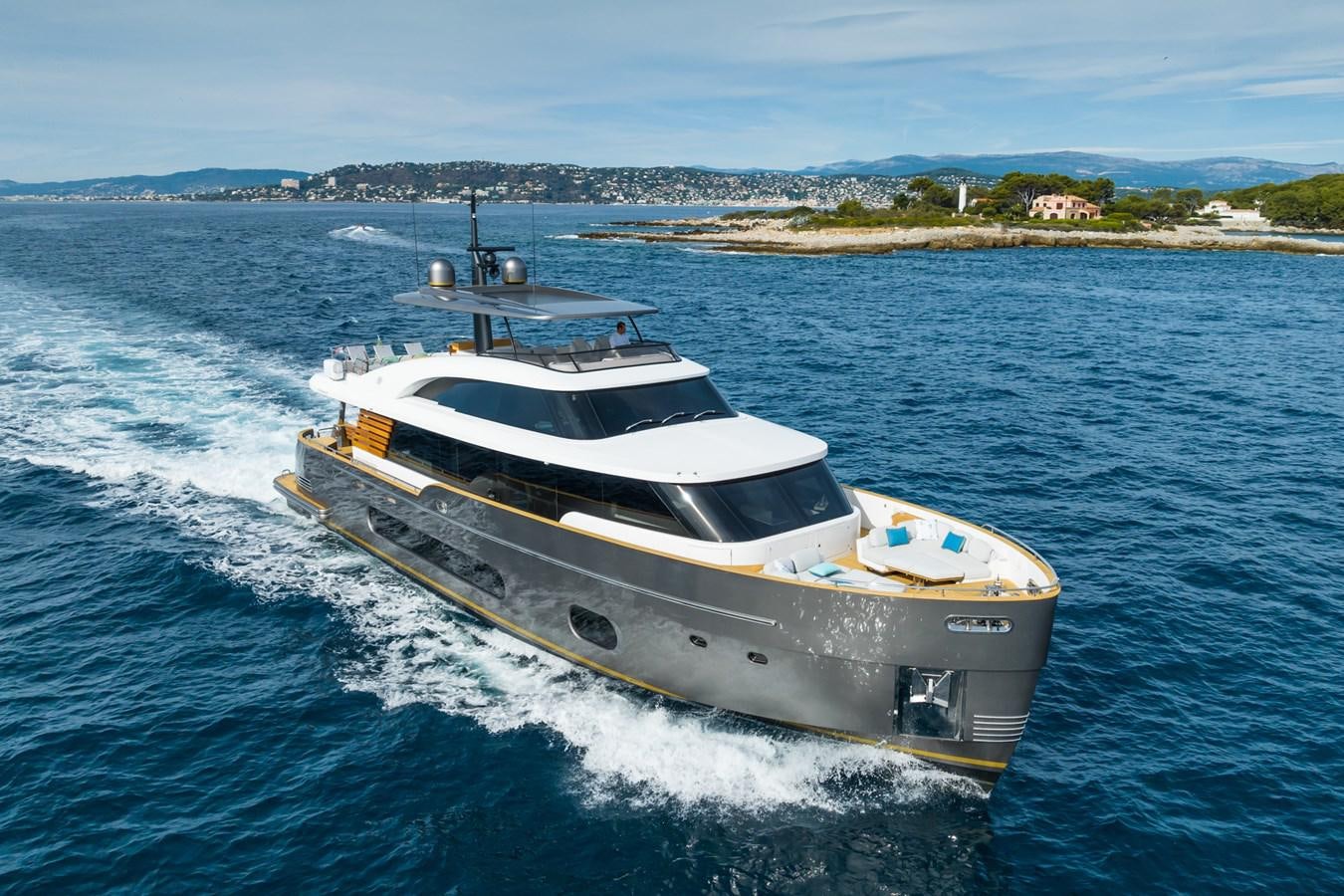a boat on the water aboard SWG Yacht for Sale