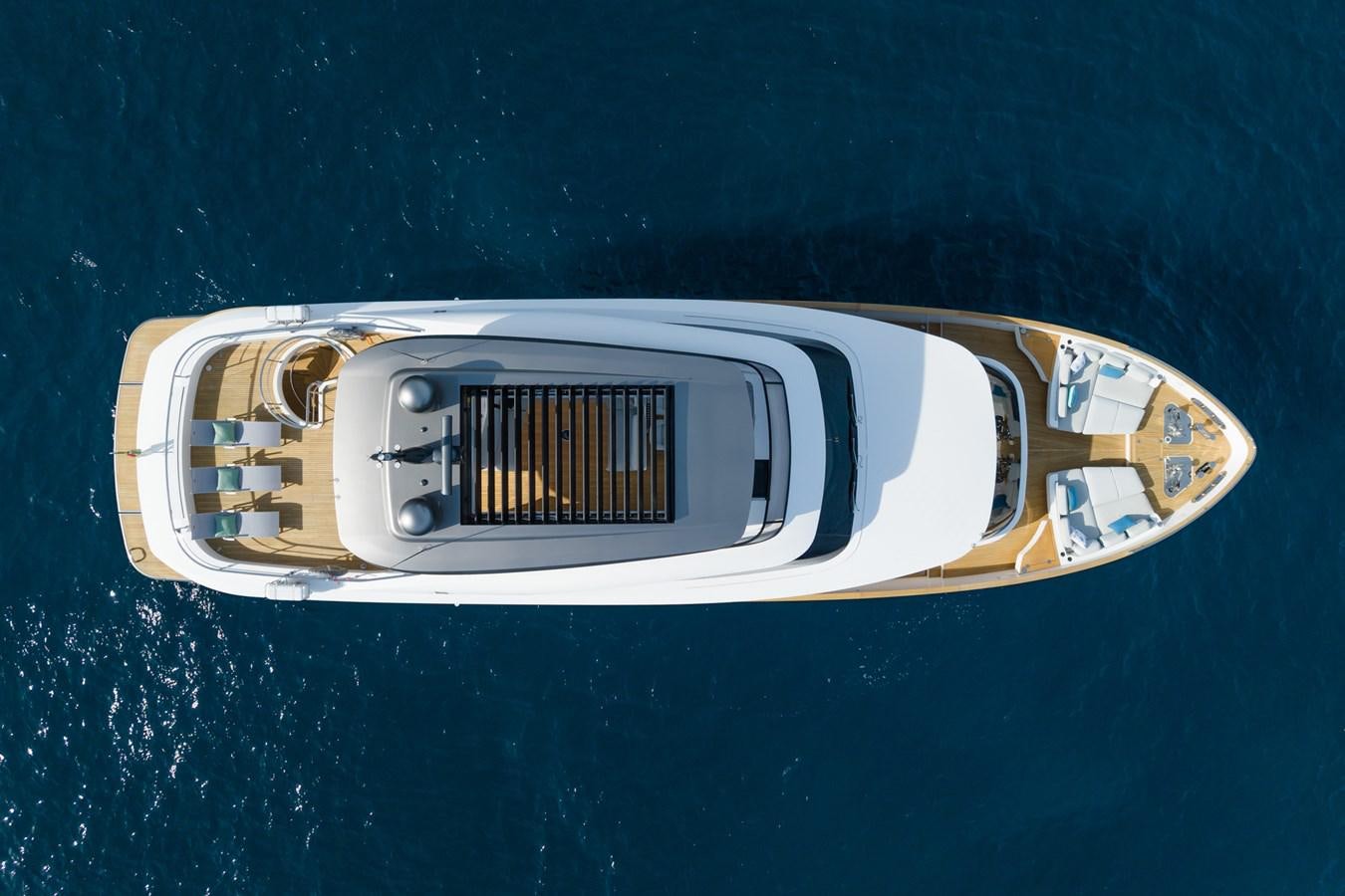 a gold and silver boat aboard SWG Yacht for Sale