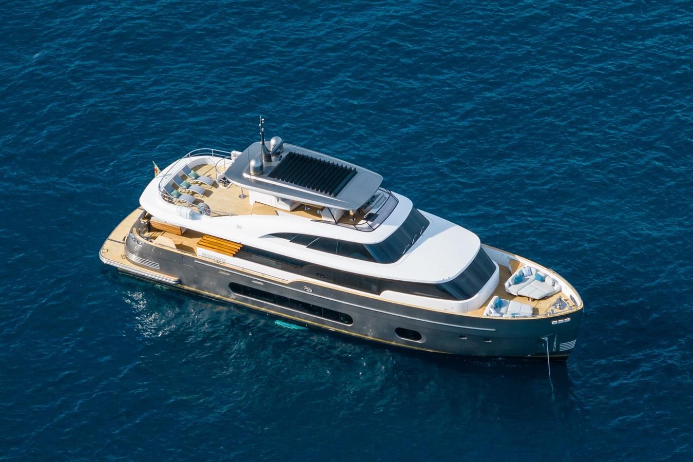 a boat in the water aboard SWG Yacht for Sale