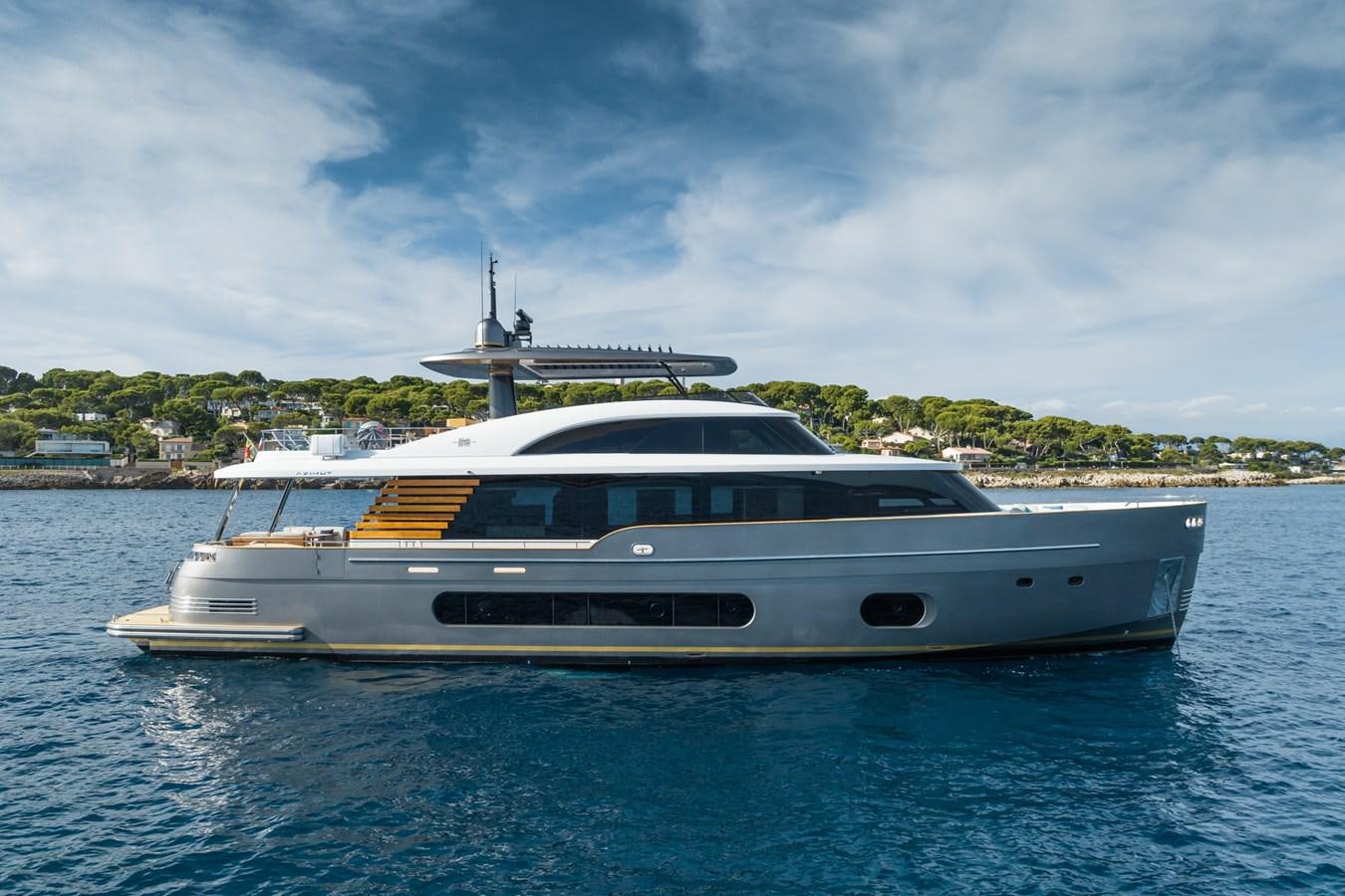 a boat on the water aboard SWG Yacht for Sale