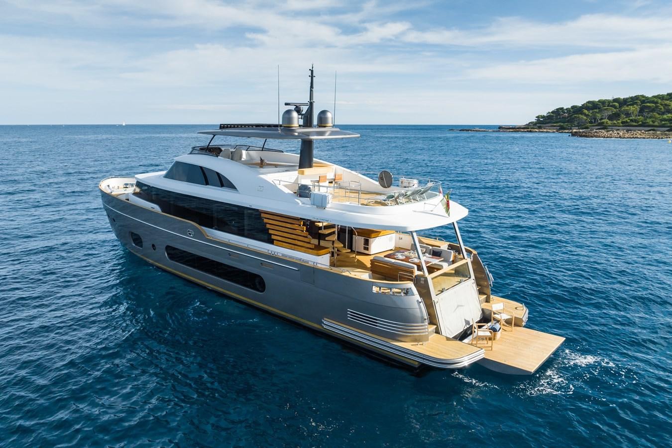 a boat in the water aboard SWG Yacht for Sale