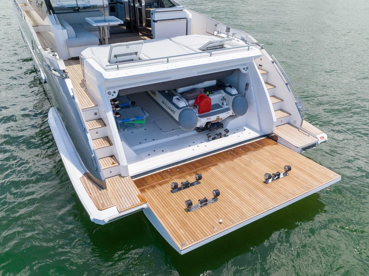 a boat on the water aboard ZERO DIMENSION Yacht for Sale