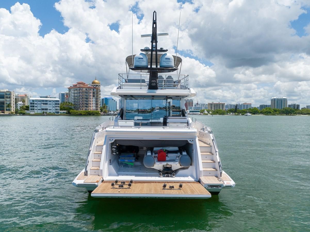 a boat in the water aboard ZERO DIMENSION Yacht for Sale