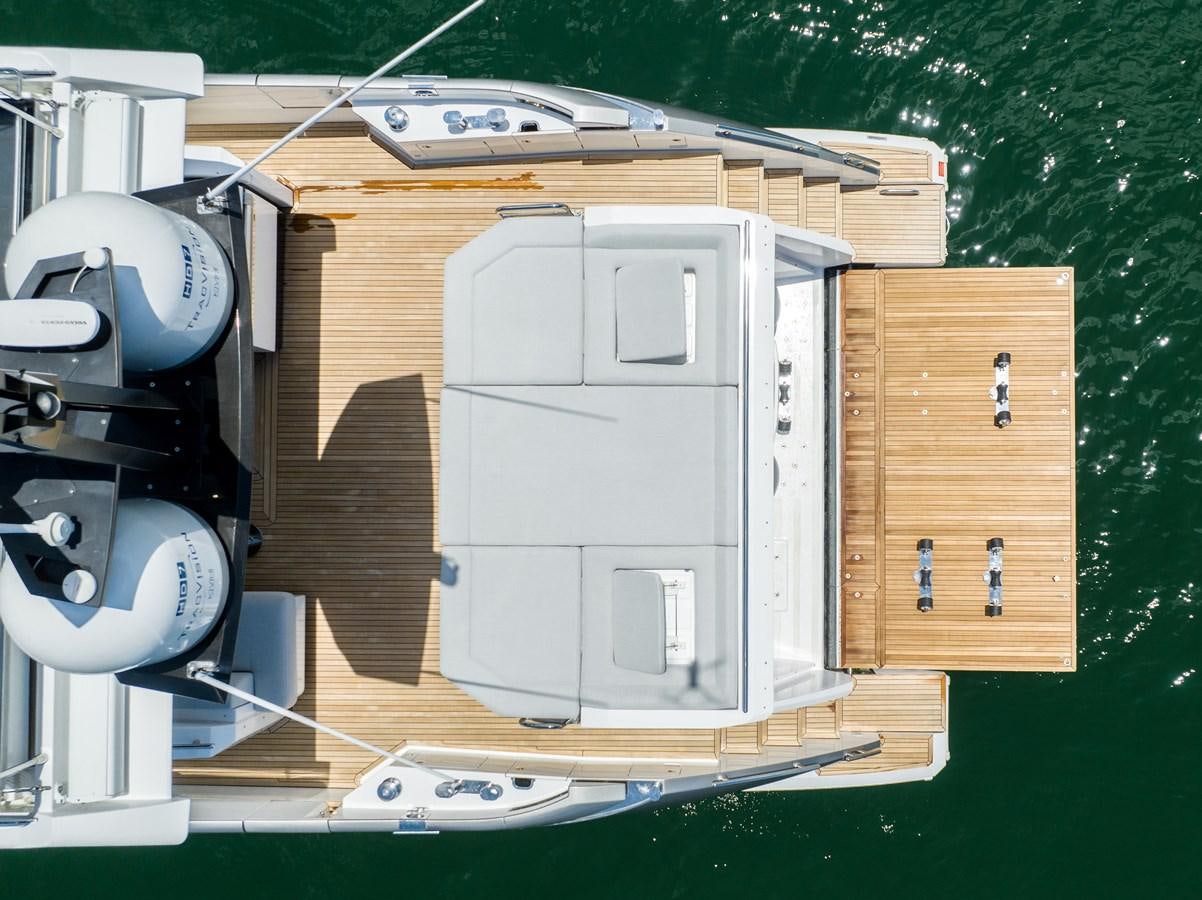 a computer tower with a robot aboard ZERO DIMENSION Yacht for Sale