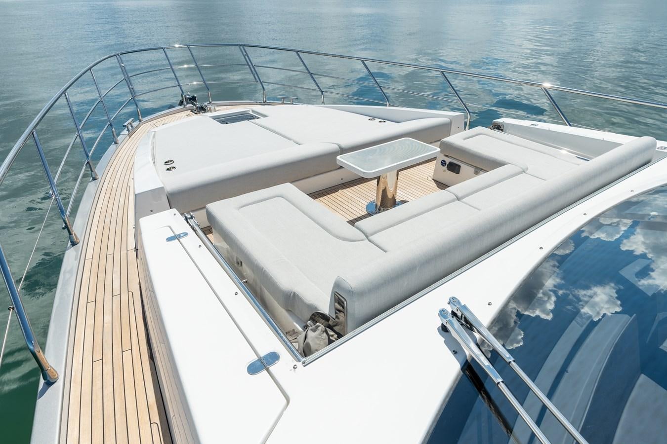 a boat on the water aboard ZERO DIMENSION Yacht for Sale