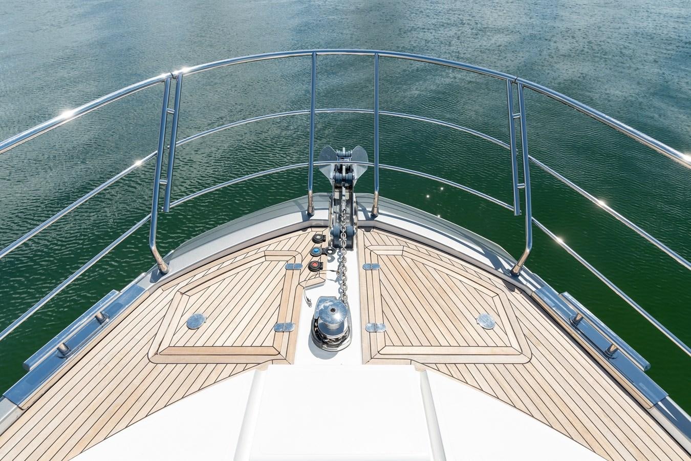 a view of the sea from the deck of a ship aboard ZERO DIMENSION Yacht for Sale