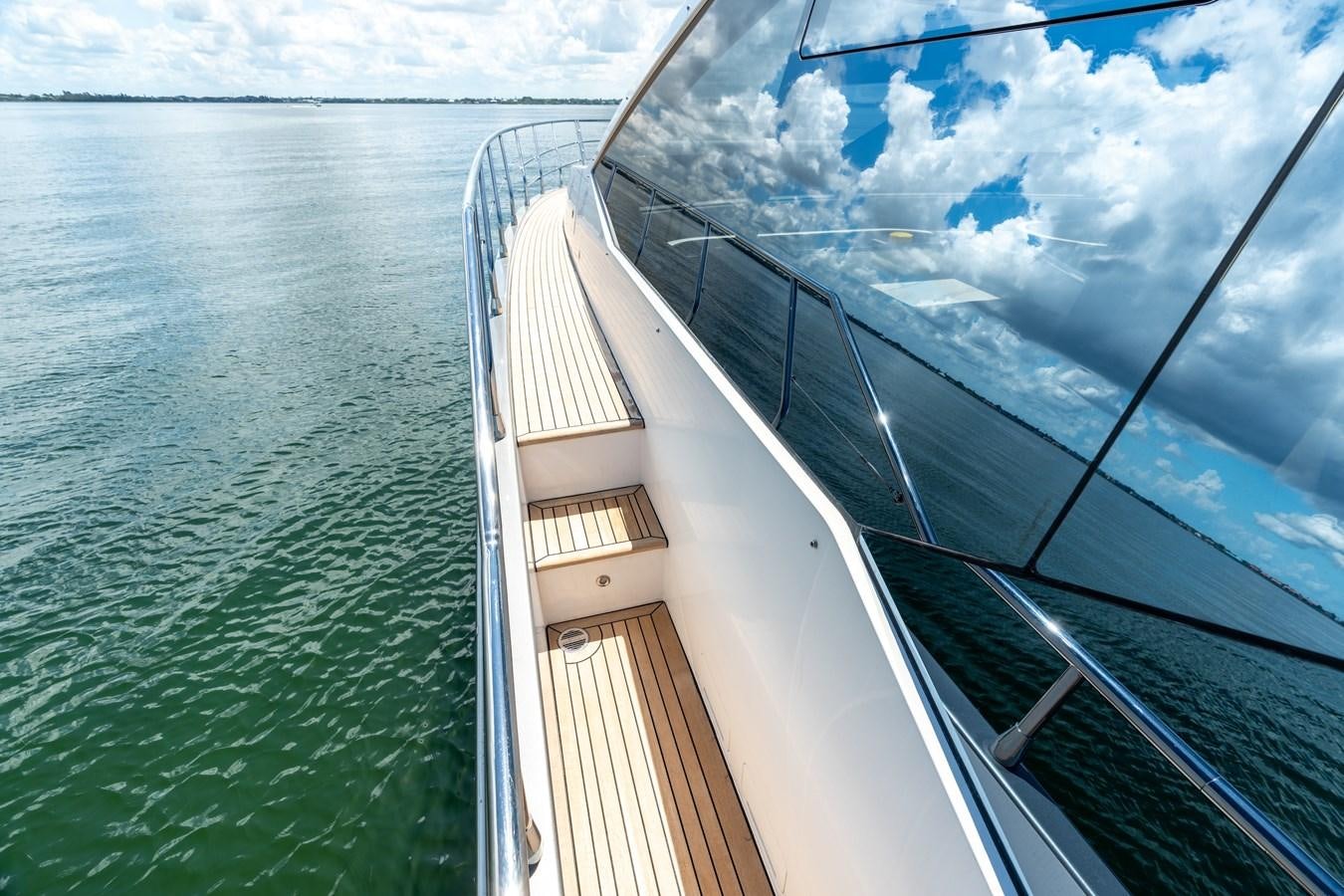 a boat on the water aboard ZERO DIMENSION Yacht for Sale