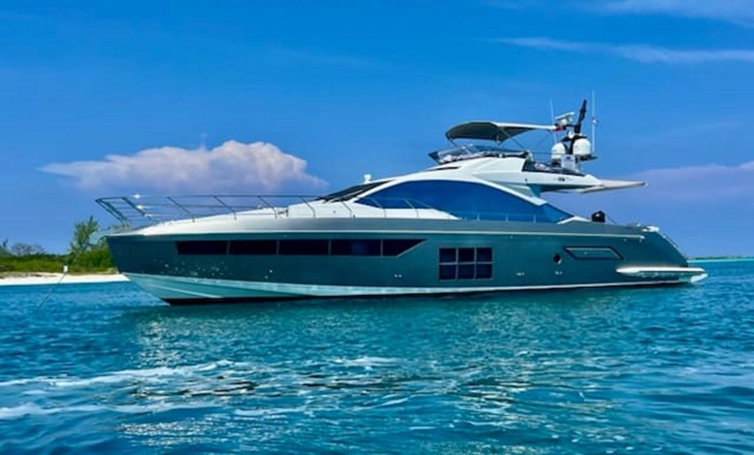 a boat in the water aboard ZERO DIMENSION Yacht for Sale