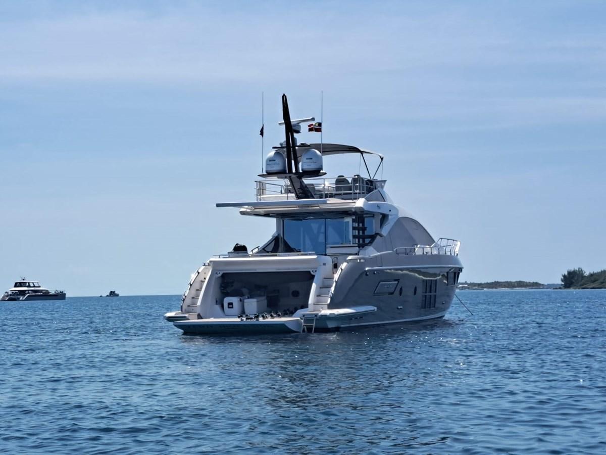 a boat in the water aboard ZERO DIMENSION Yacht for Sale