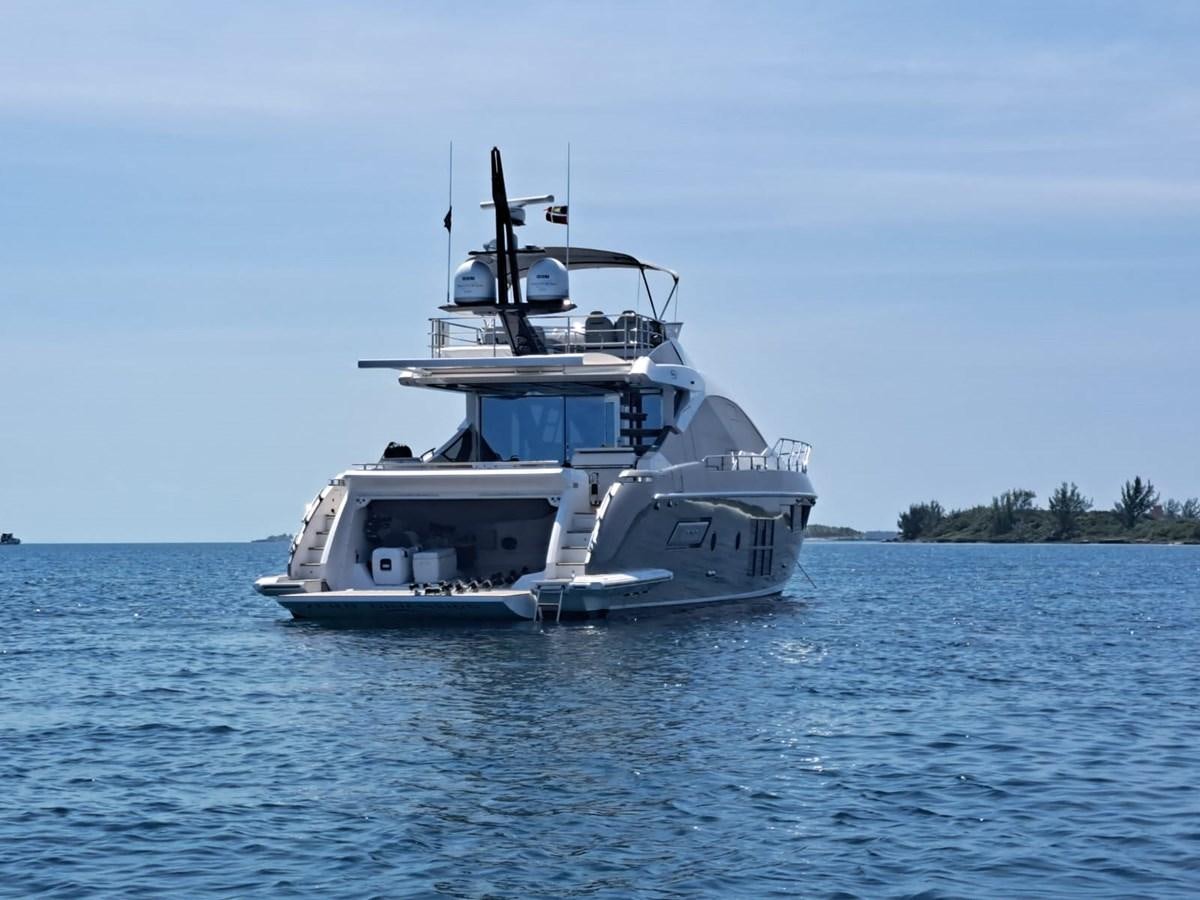 a boat in the water aboard ZERO DIMENSION Yacht for Sale