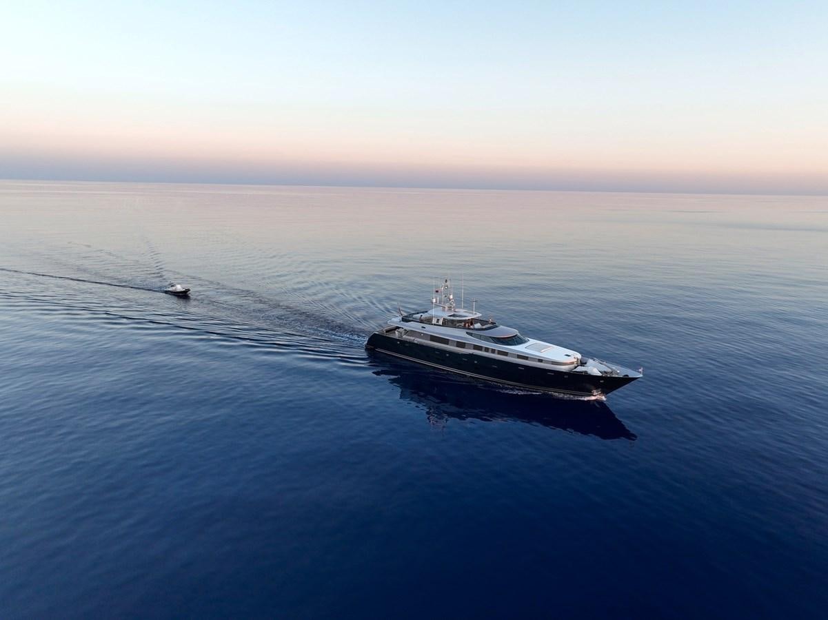 a boat in the water aboard AD LIB Yacht for Sale