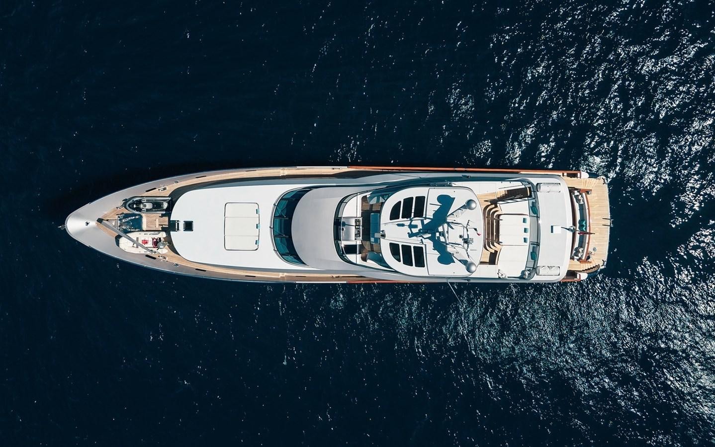 a space ship in space aboard AD LIB Yacht for Sale