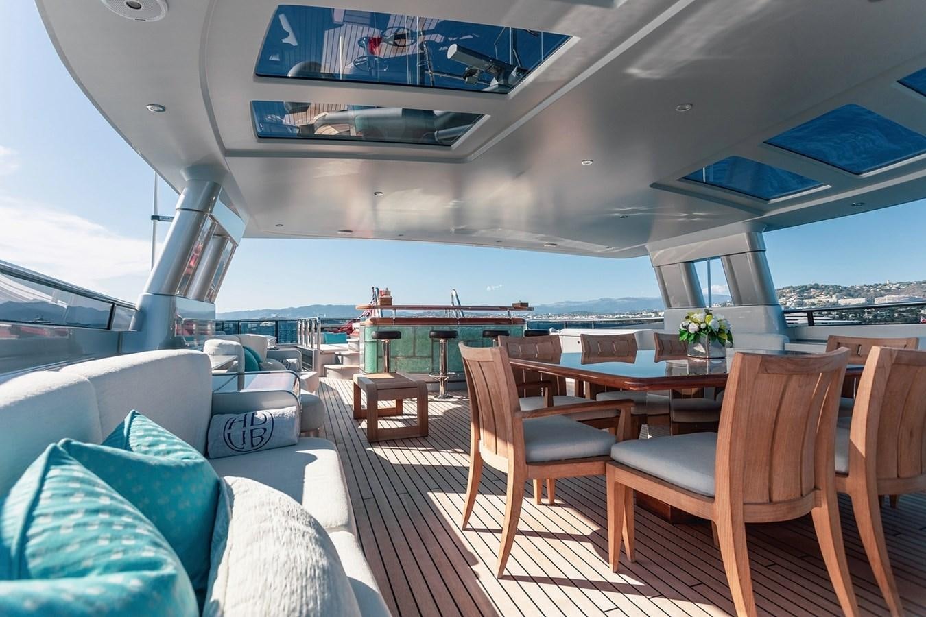 a boat on the water aboard AD LIB Yacht for Sale