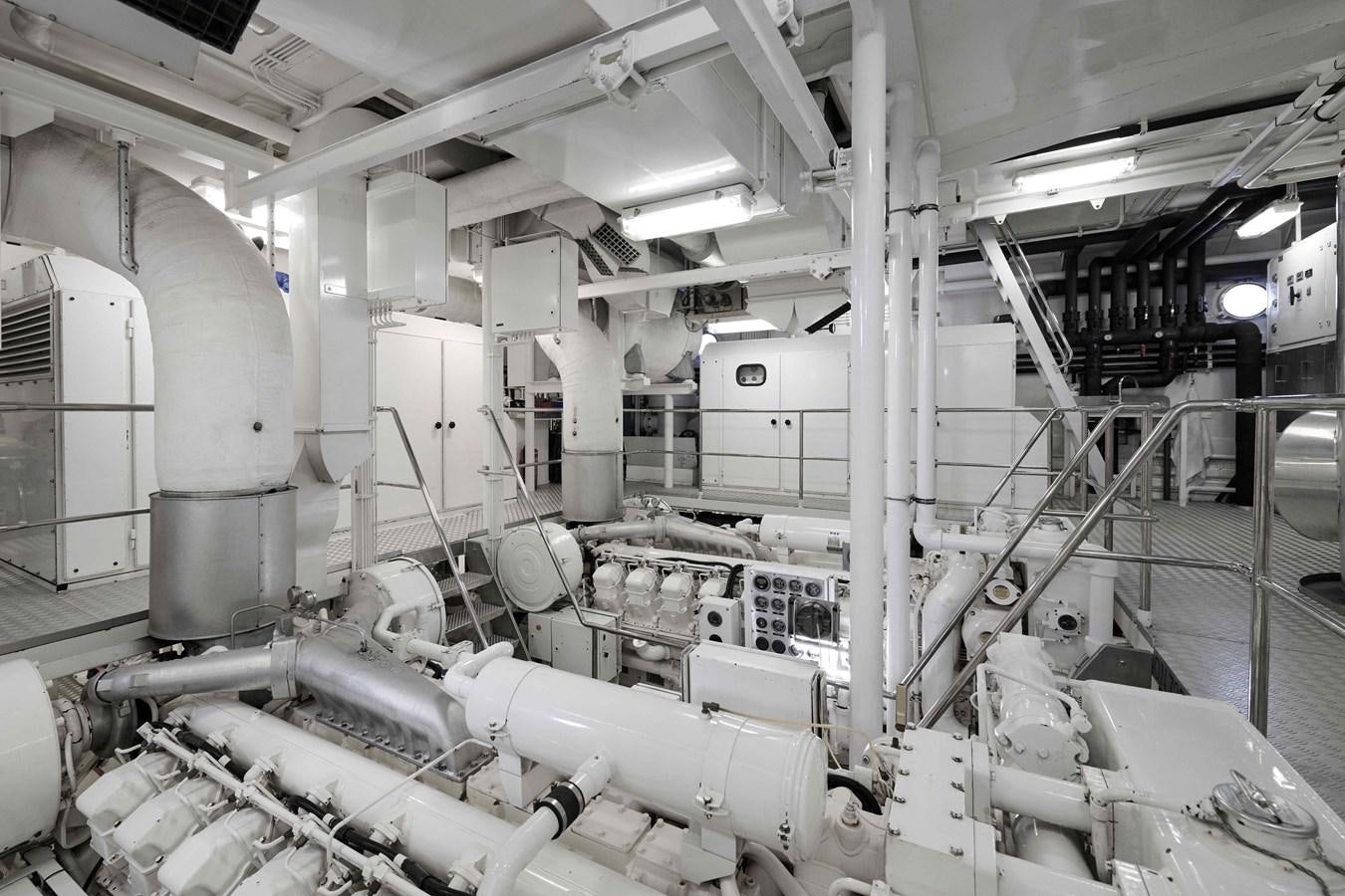 a factory with machinery aboard LADY BEATRICE Yacht for Sale