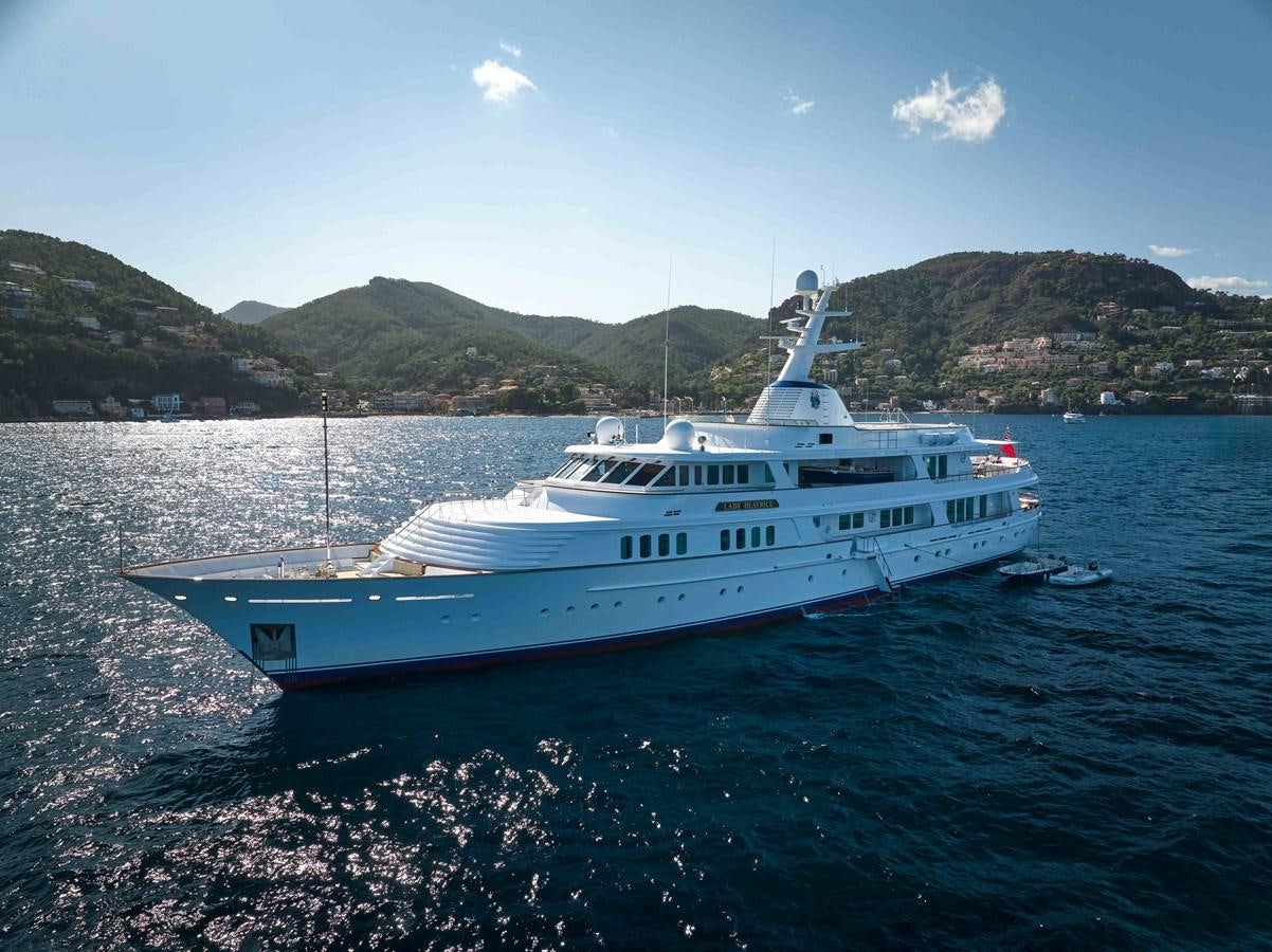 a boat in the water aboard LADY BEATRICE Yacht for Sale