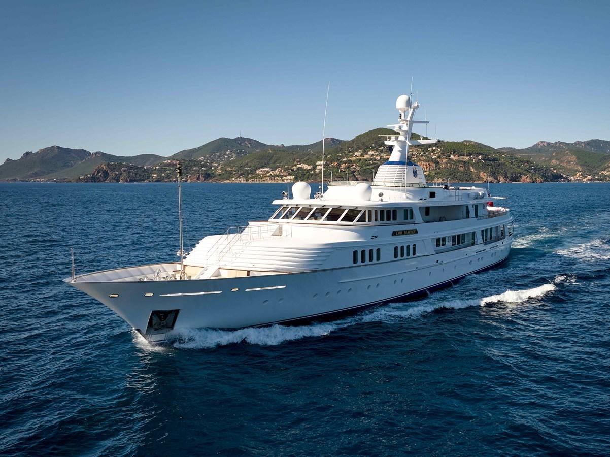 a boat on the water aboard LADY BEATRICE Yacht for Sale
