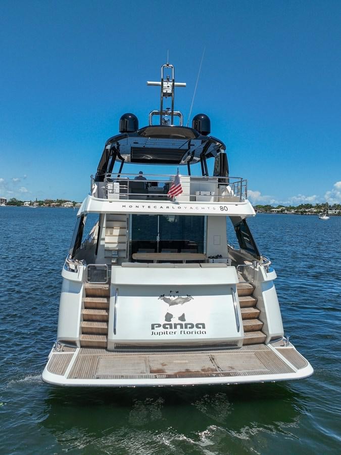 a boat in the water aboard PANDA Yacht for Sale