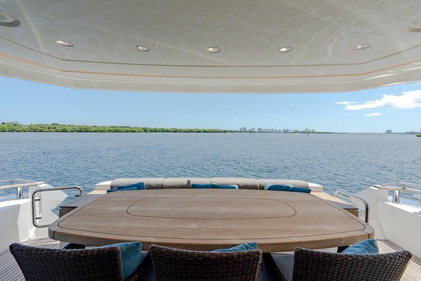 a boat on the water aboard PANDA Yacht for Sale