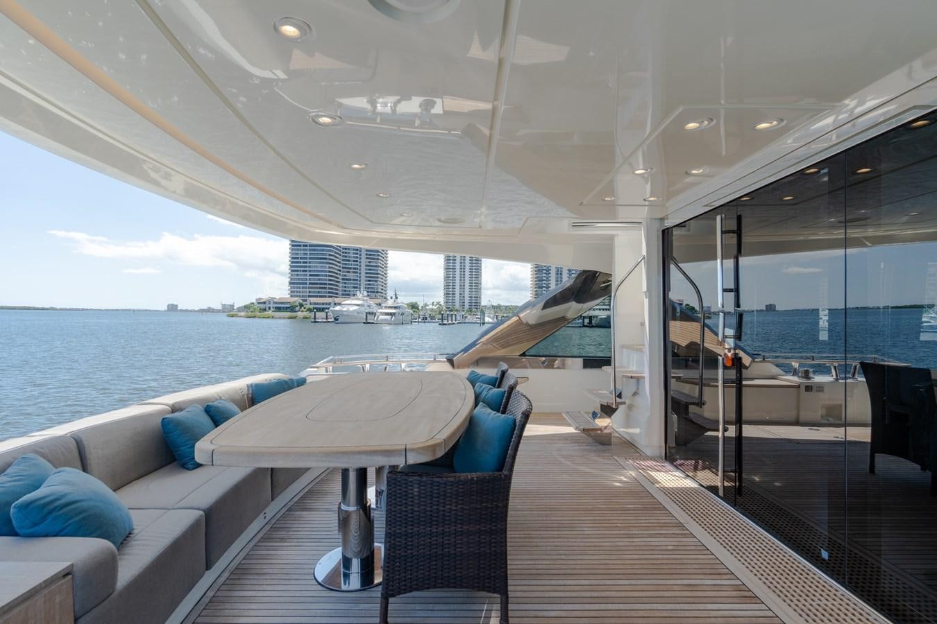 a boat on the water aboard PANDA Yacht for Sale