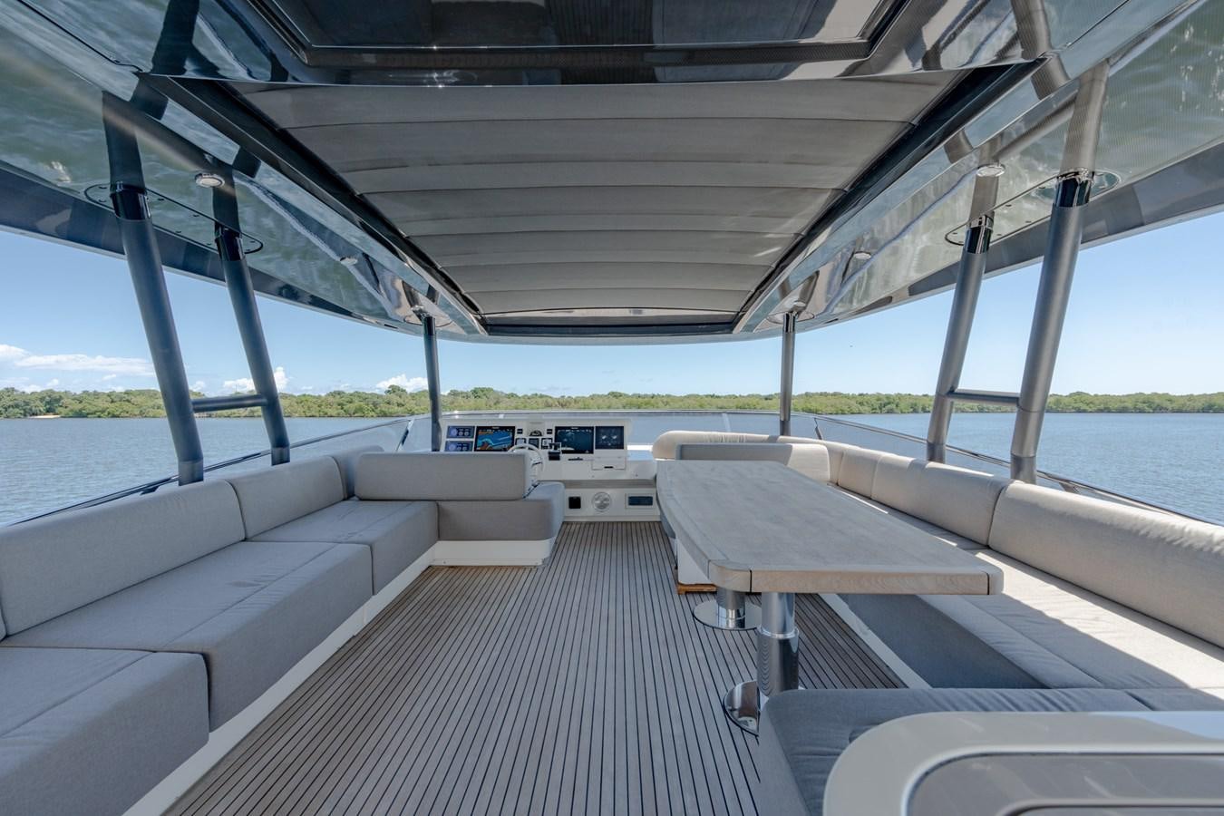 a boat on the water aboard PANDA Yacht for Sale