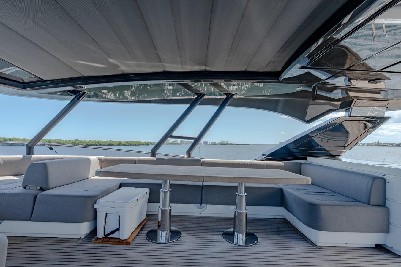 a boat on the water aboard PANDA Yacht for Sale
