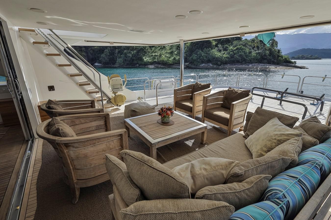 a boat on the water aboard PAPA-GOLFE Yacht for Sale