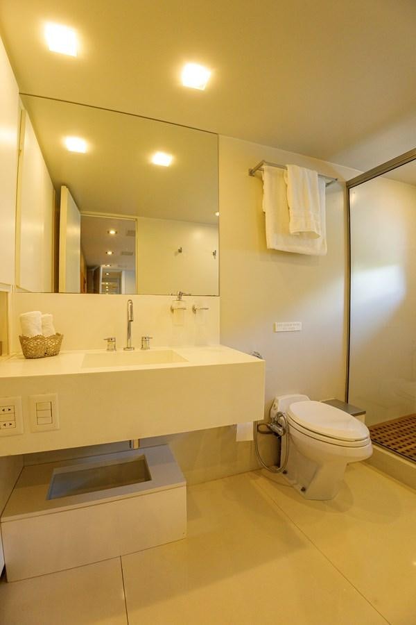 a bathroom with a sink and a toilet aboard PAPA-GOLFE Yacht for Sale