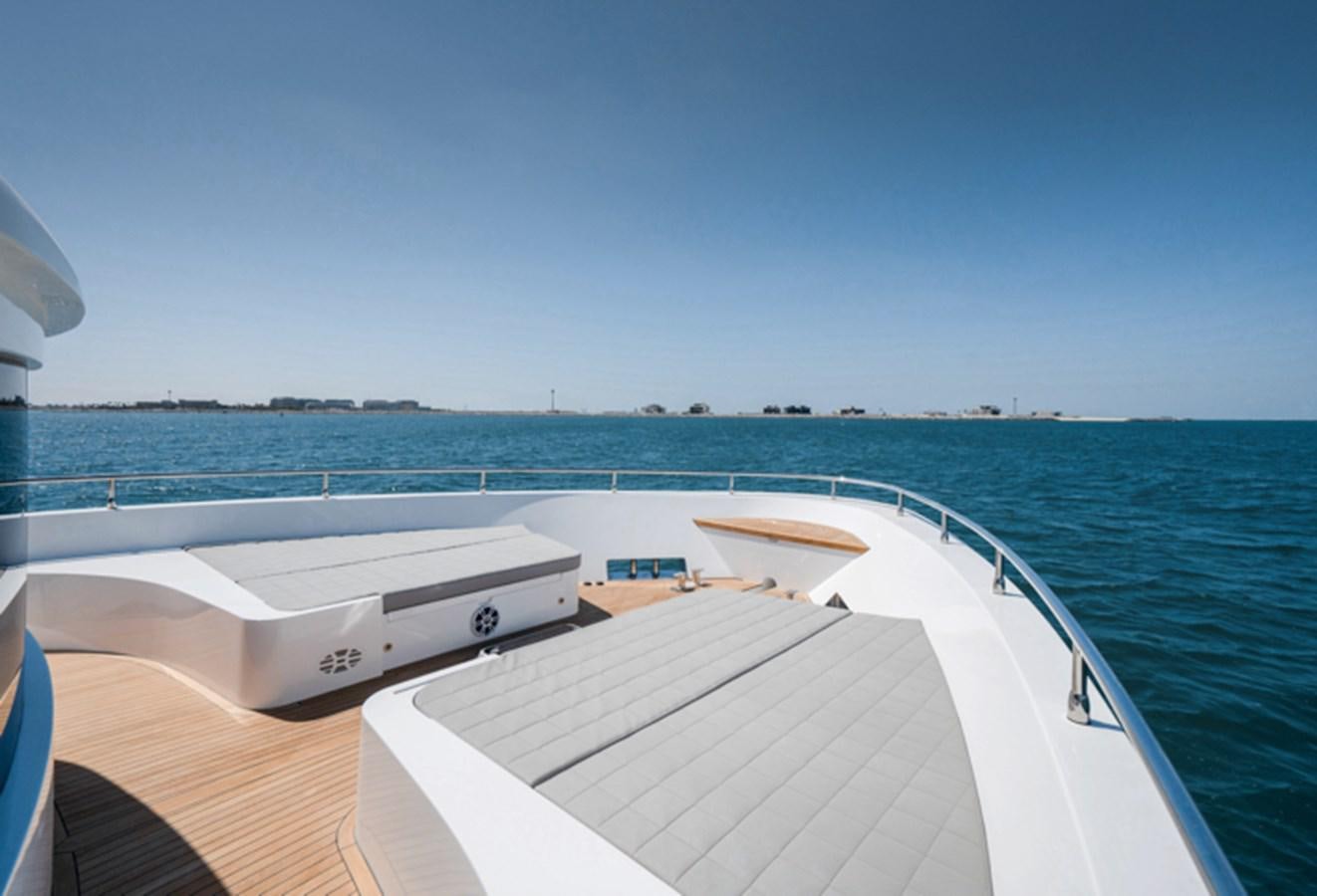 a boat on the water aboard NOMAD 70 SUV Yacht for Sale