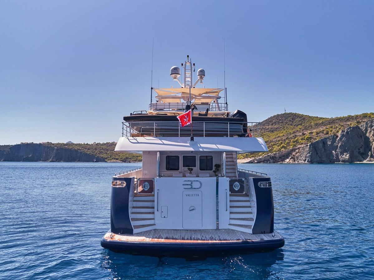 a boat in the water aboard 3D Yacht for Sale