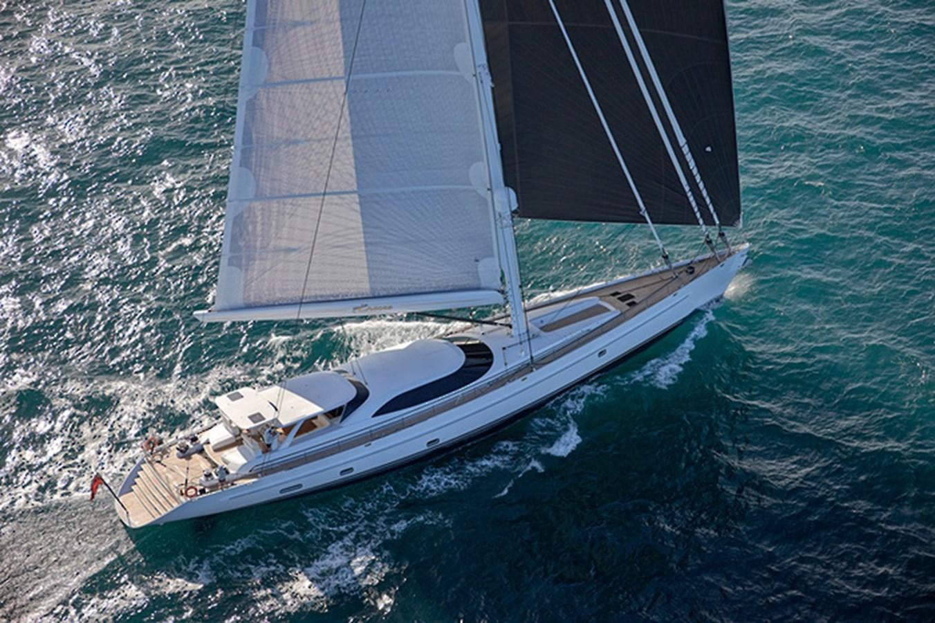 a sailboat on the water aboard ENCORE Yacht for Sale
